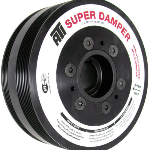 ATI Damper - 7.65in - Alum - 8 & 4 Grv - LS7 - Y Body Corvette - Gen 5 Z28 - LS3 - OEM Size - 2 Ring