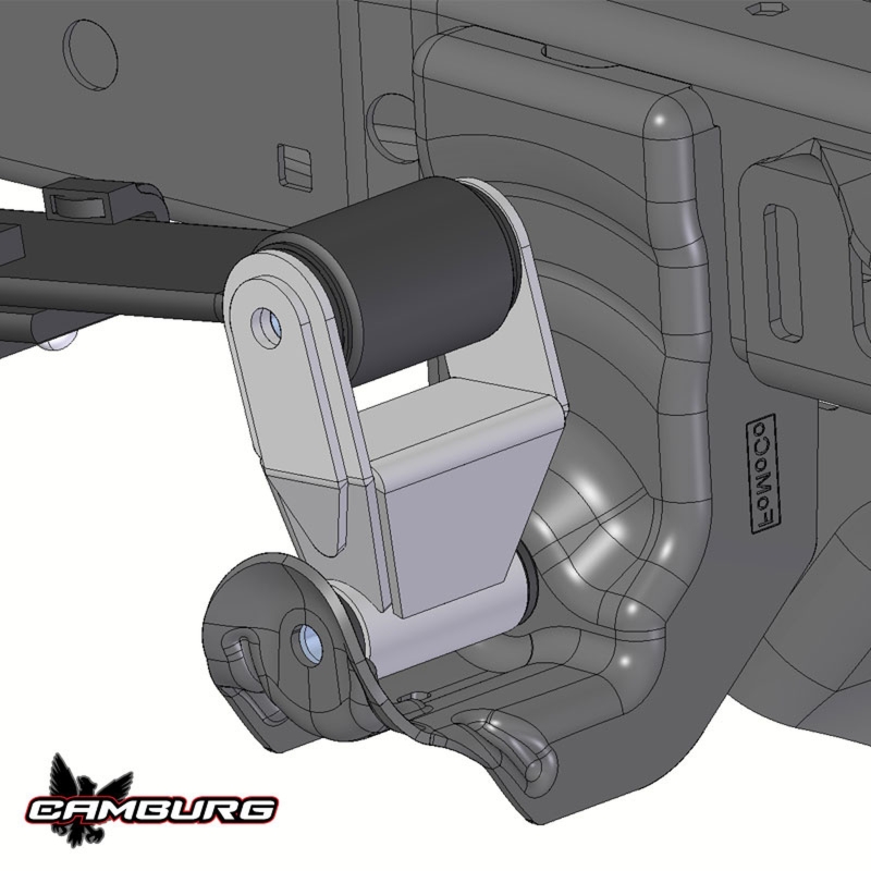 Camburg 17-20 Ford Raptor/ 15-24 F-150 TIG 4130 Shackles (1.5in. extended) - Image 6