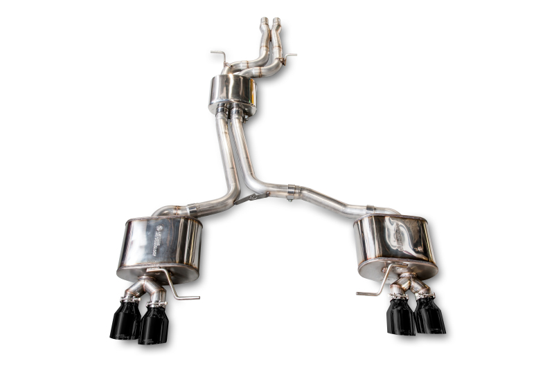 AWE Tuning Touring Edition Exhaust - Quad Outlet Diamond Black Tips for Audi 8R SQ5
