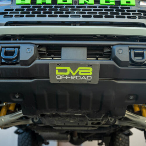 DV8 Offroad 2021 Ford Bronco Capable Bumper Slanted Front License Plate Mount - Image 10