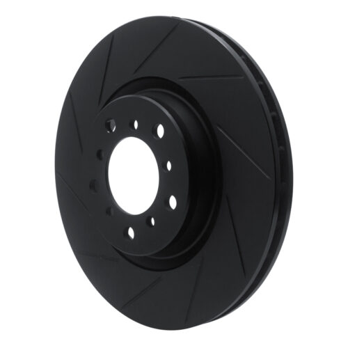 R1 Concepts for 01-06 BMW M3 Right Front Slotted Black Brake Rotor - Image 3