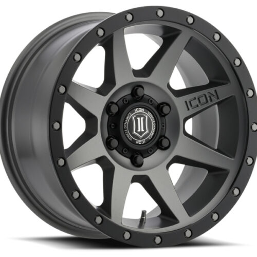 ICON Rebound 17x8.5 6x5.5 25mm Offset 5.75in BS 95.1mm Bore Titanium Wheel