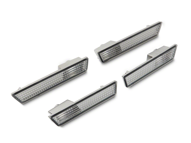 Raxiom for 2008-2014 Dodge Challenger Axial Series Side Marker Lamps- Clear