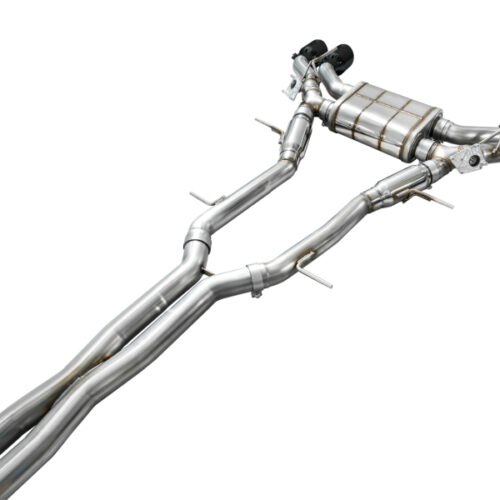 AWE Tuning SwitchPath Exhaust - Diamond Black Tips for 2021+ Cadillac CT4-V Blackwing - Image 10