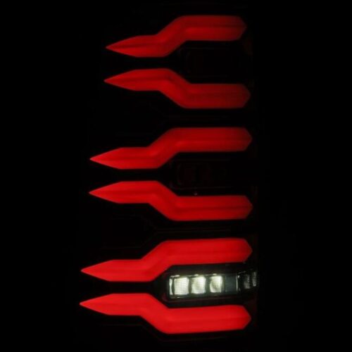 AlphaRex 99-06 Chevrolet Silverado/99-06 GMC Sierra LUXX-Series LED Tail Lights - Black - Image 6