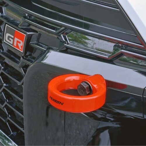 PERRIN 23-26 Toyota GR Corolla Front Tow Hook - Red - Image 3