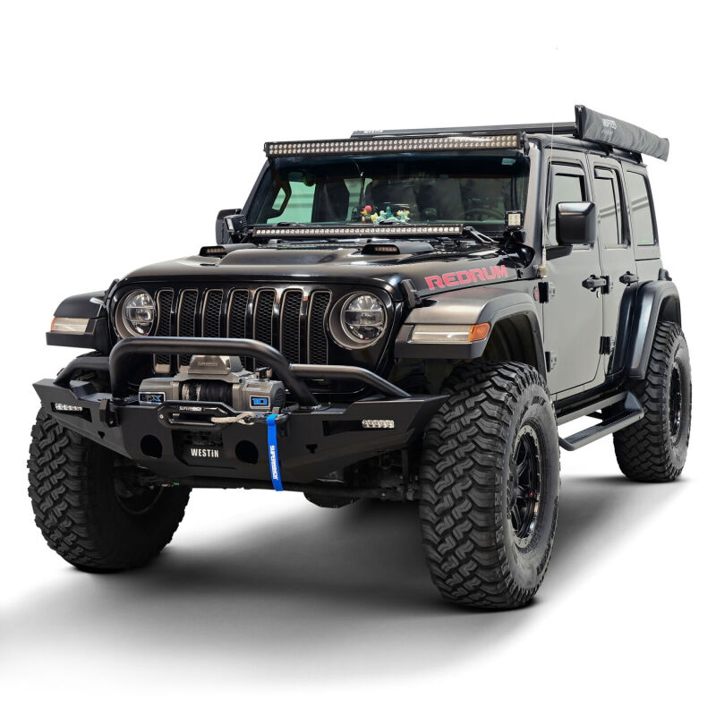 Westin 20-25 Jeep Gladiator / 18-25 Wrangler JL XTS Front Bumper - Tex. Blk - Image 4