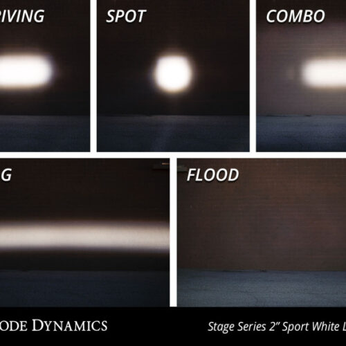 Diode Dynamics Stage Series 2 In LED Pod Sport - White Flood Standard RBL (Pair) - Image 9
