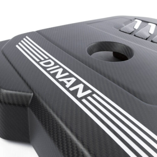 Dinan for 19-26 BMW B58D (G01/G02/G20/G22/G23/G26/G42) Matte Carbon Fiber Engine Cover w/Gloss Accents - Image 10