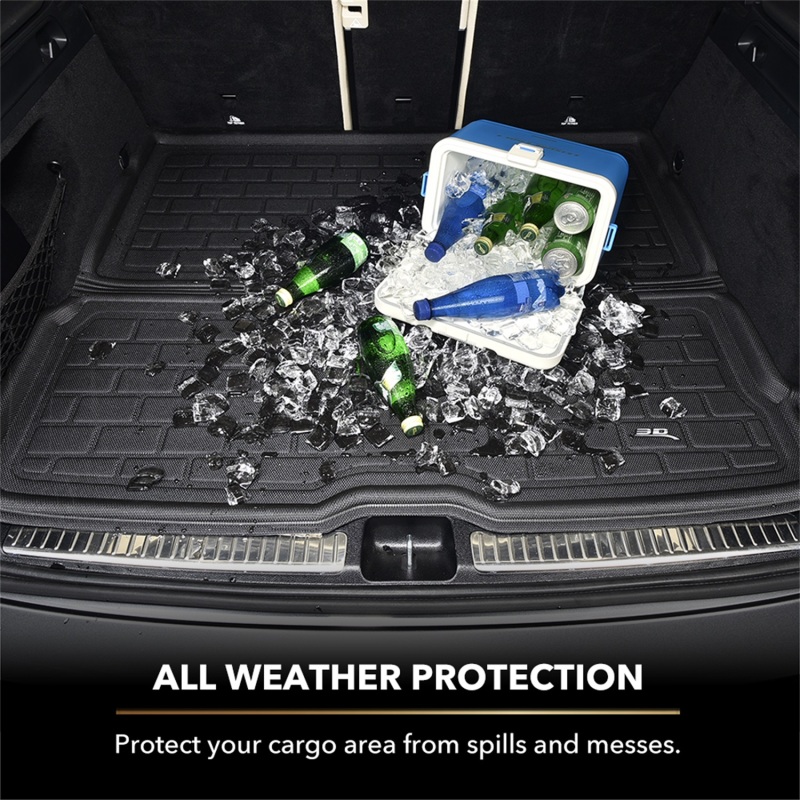 3D MAXpider 18-25 Jeep Wrangler JL(w/o sub) Kagu Cargo Liner - Black - Image 3