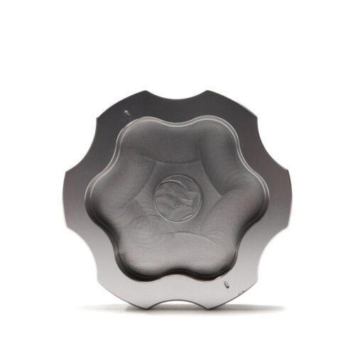 Wehrli 17-26 Ford Super Duty 6.7L Power Stroke Billet Power Steering Reservoir Cap - Clear Anodized - Image 4