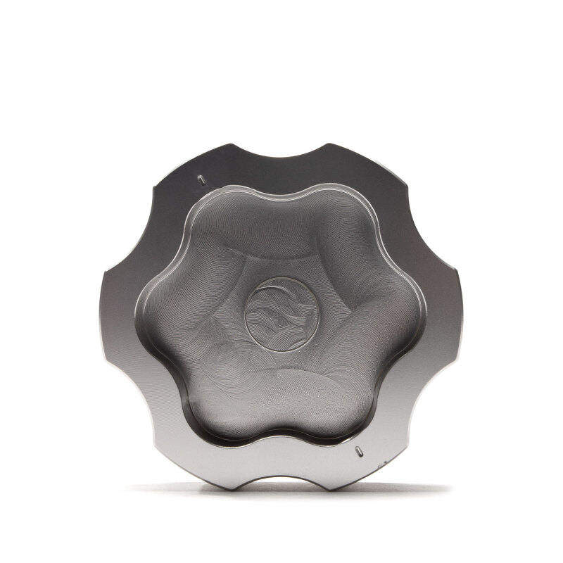 Wehrli 17-26 Ford Super Duty 6.7L Power Stroke Billet Power Steering Reservoir Cap - Clear Anodized - Image 4