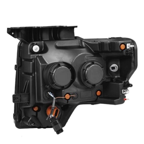 AlphaRex 09-14 Ford F-150 PRO-Series Projector Headlights Plank Style Chrm w/Activ Light/Seq Signal - Image 2