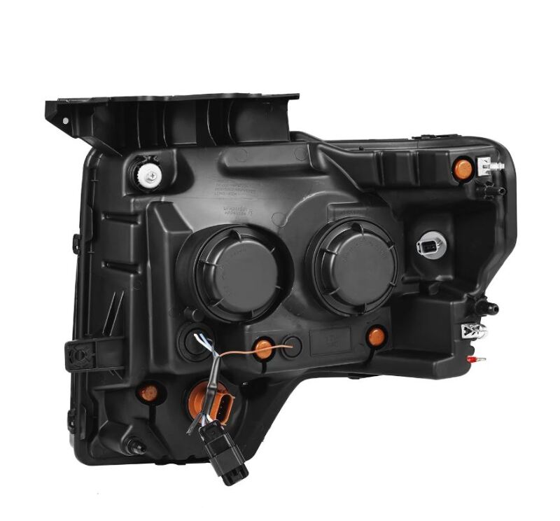 AlphaRex 09-14 Ford F-150 PRO-Series Projector Headlights Plank Style Chrm w/Activ Light/Seq Signal - Image 2
