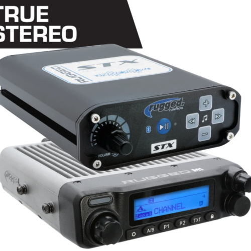 Rugged Radios STX STEREO Complete Master Comm Kit w/ Intercom - 2-Way Radio M1 VHF Business Band