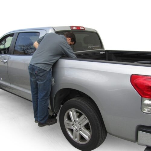 Alternative view of AMP Research BedStep2 - Black for 2007-2017 Toyota Tundra Crewmax