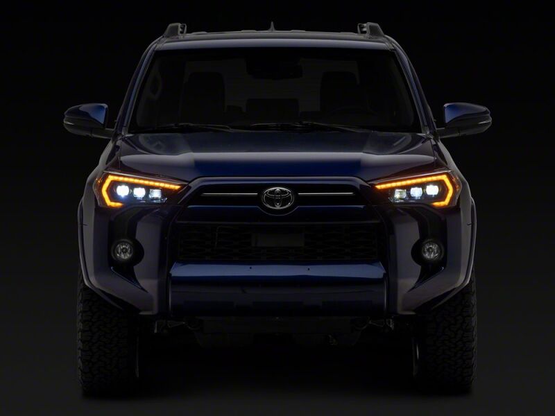 Raxiom for 2014-2024 Toyota 4Runner CXR Series LED Headlights with Amber DRL- Black Housing- Clear Lens - Image 9