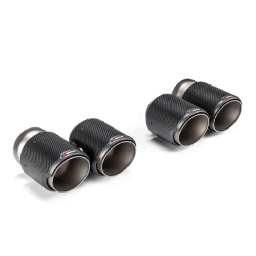 Akrapovic Tail Pipe Set for 2021+ BMW G87 M2, G80 M3 & G82 M4 Classic Carbon Design