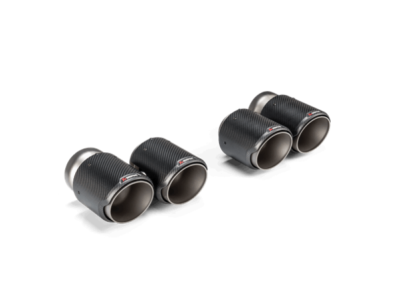 Akrapovic Tail Pipe Set for 2021+ BMW G87 M2, G80 M3 & G82 M4 Classic Carbon Design