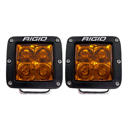 Rigid Industries D-Series Spot w/ Amber PRO Lens (Pair) - Image 3