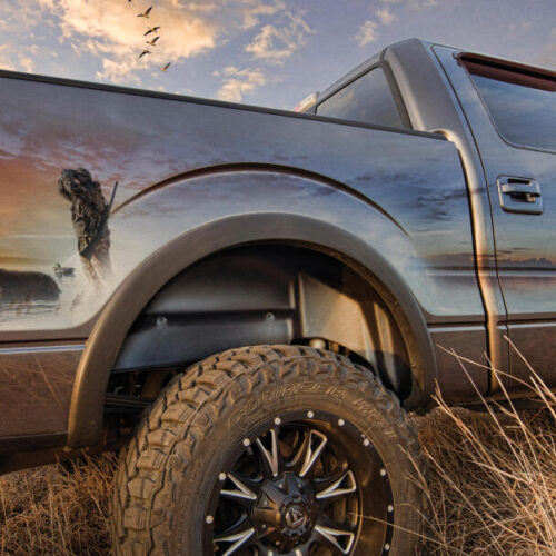 Husky Liners 79051 20-22 Chevrolet Silverado 2500/3500 HD Rear Wheel Well Guards - Black - Image 3