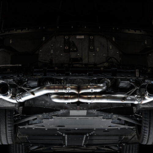 AWE Tuning Track Edition Exhaust - Quad Chrome Silver Tips for 2020 Chevrolet Corvette (C8) - Image 7