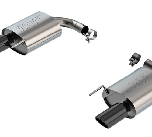 Borla 2024-2025 Ford Mustang Eco Boost 2.3L S-Type Axle Back Exhaust w/ Black Chrome Tips