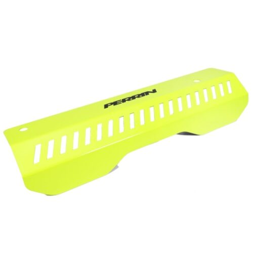 PERRIN 22-26 Subaru WRX Pulley Cover - Neon Yellow (SHORT - For Use w/PERRIN AOS)