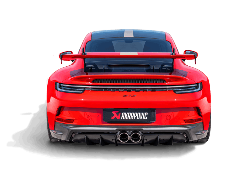 Akrapovic for 21-22 Porsche 911 GT3 (992) Rear Carbon Fiber Diffuser - Matte