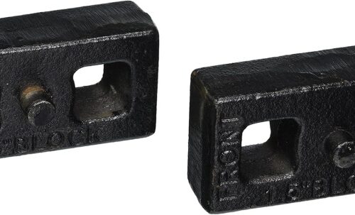 Alternative view of Fabtech 99-06 GM C1500 2WD 6 Lug Rear Leaf Spring Block Kit - 1.5in