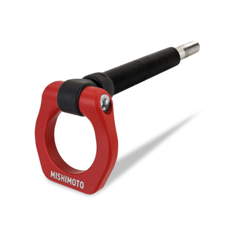Alternative view of Mishimoto Tow Hook Red for 2022+ Subaru WRX Front
