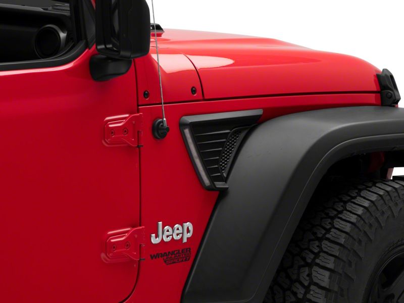 Raxiom for 2018-2023 Jeep Wrangler JL LED Fender Vent Lighting w/ DRL and Turn Signal - Image 10