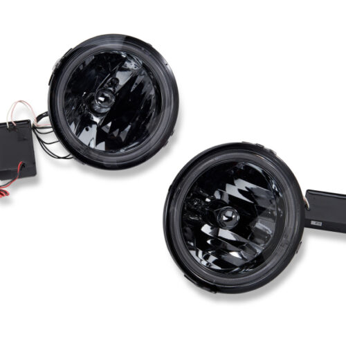 Raxiom for 2005-2012 Ford Mustang GT LED Halo Fog Lights (Smoked) - Image 5
