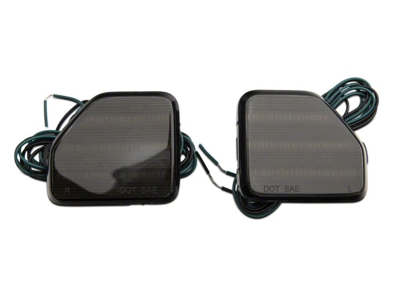 Raxiom for 2018-2023 Jeep Wrangler JL Moab Rubicon Sahara Axial LED Rear Bumper Reflector Lights- Smoked - Image 2