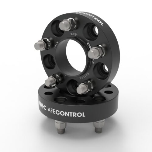 Alternative view of aFe Power CONTROL Billet Aluminum Wheel Spacers 5x114.3 CB70.5 1.25in - 15-24 Ford Mustang/20-23 Explorer