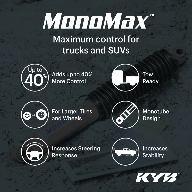KYB 09-13 Ford F-150 4WD (w/o HD & Sport Susp. & Ex. SVT RAPTOR) MonoMax Gas Strut - Front