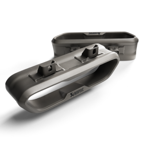 Alternative view of Akrapovic Tail Pipe Set (Titanium) for 2025 Mercedes-AMG G63 (W465)