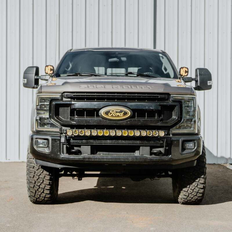 KC HiLiTES 2017+ Ford Super Duty Front Bumper Light Bar Mount For 40in Flex Era LED Light Bar - Image 5