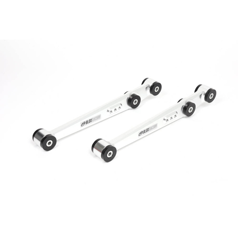 BLOX Racing BXSS-21204-RAW-V2 V2 Billet Rear Lower Control Arms Poly Bushings 96-00 Honda Civic - Raw - Image 6