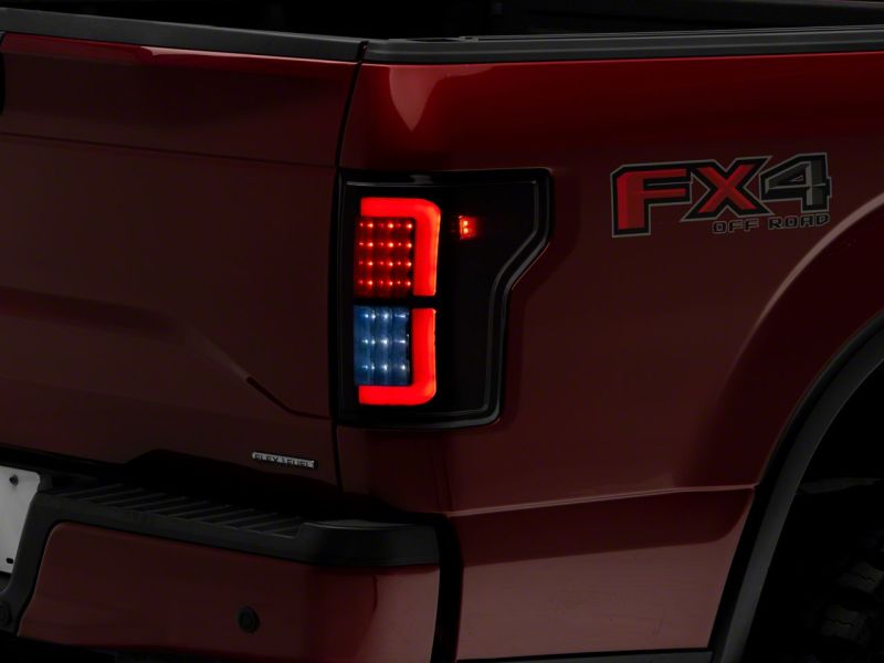 Raxiom for 2015-2017 Ford F-150 Axial Series LED Tail Lights- Black Housing (Smoked Lens) - Image 5