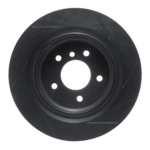 R1 Concepts for 95-99 BMW M3 E36 Rear Right Slotted Black Brake Rotor - Image 6