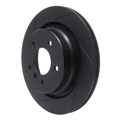 R1 Concepts for 95-99 BMW M3 E36 Rear Right Slotted Black Brake Rotor - Image 3