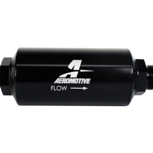 Aeromotive In-Line Filter - (AN-10) 100 Micron Stainless Steel Element Black Anodize Finish - Image 3
