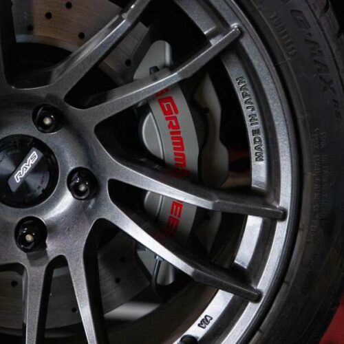 GrimmSpeed 13-25 Subaru BRZ/Toyota 86 Grey 4-Piston Brake Caliper Kit (For 326mm Rotor) - Image 3