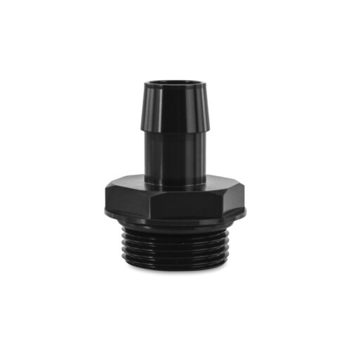 Mishimoto 16ORB to 3/4in. Hose Barb Aluminum Fitting - Black
