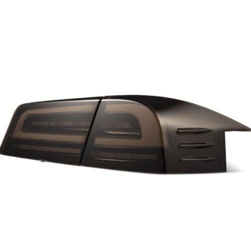 AlphaRex 12-21 Tesla Model S LUXX-Series LED Tail Lights - Black - Image 4