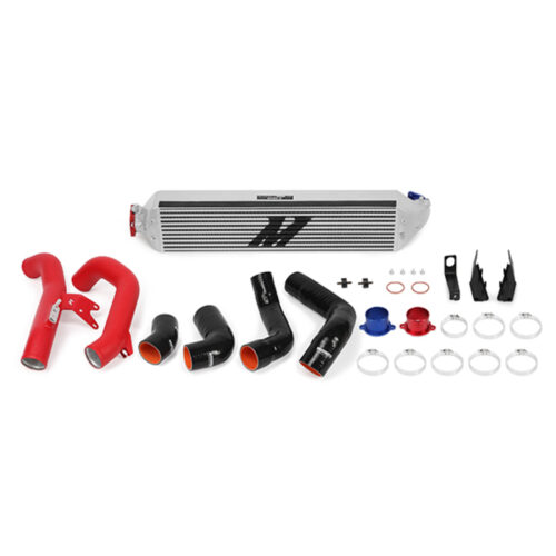 Mishimoto Intercooler Kit w/Red Pipes for 2016+ Honda Civic 1.5T / 2017+ Honda Civic Si Silver