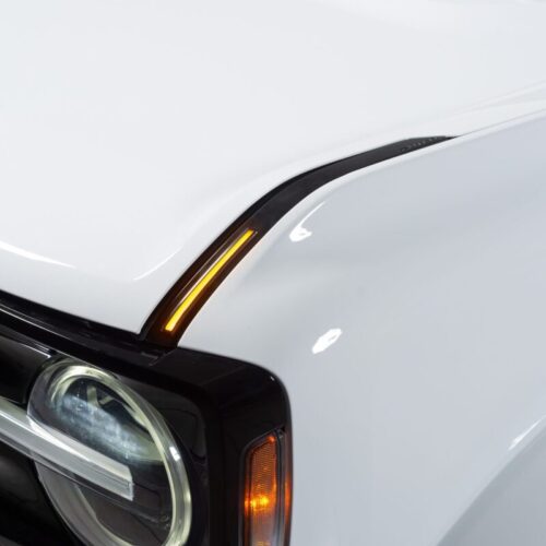 Putco 22-24 Ford Bronco Luminix DRL LED Light Hood Limb Riser (Factory Hood Side Hinge Replacements) - Image 5
