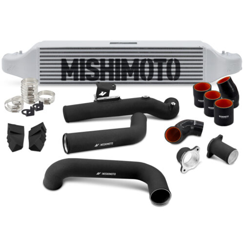 Mishimoto Intercooler Kit - Silver Intercooler - Black Pipes for 2022+ Honda Civic 1.5T