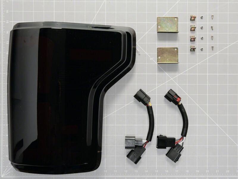 Raxiomfor 2015-2020 Ford F-150 LDS Series LED Tail Lights- Black Housing- Clear Lens - Image 6